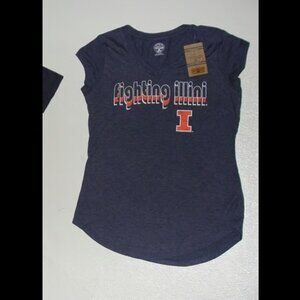 Women's size small Ilinois NCAA Fighting Illini short sleeve t-shirt